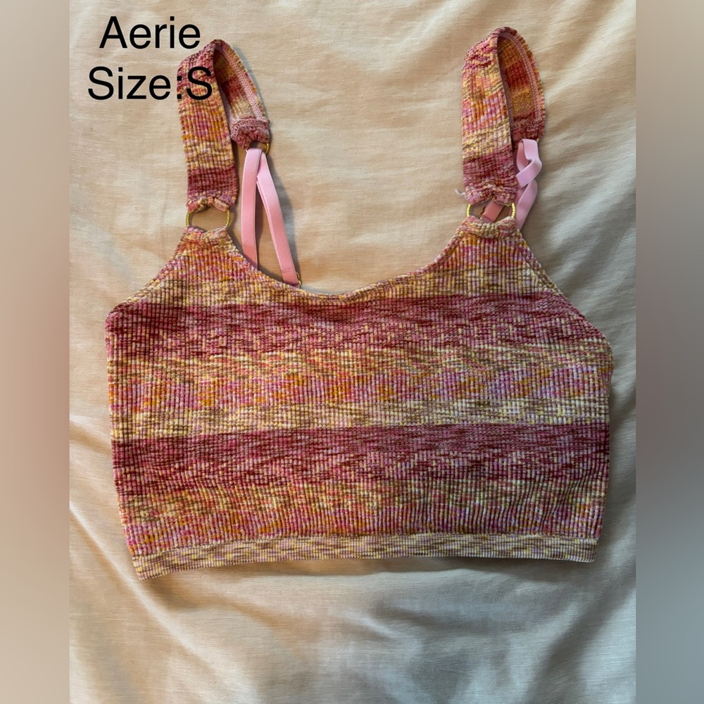 Aerie Multicolor Knit Tank Top